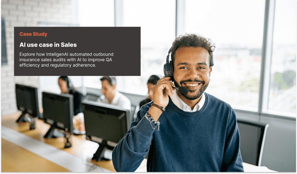 AI use case in Sales: Automating call audits and compliance for insurance sales