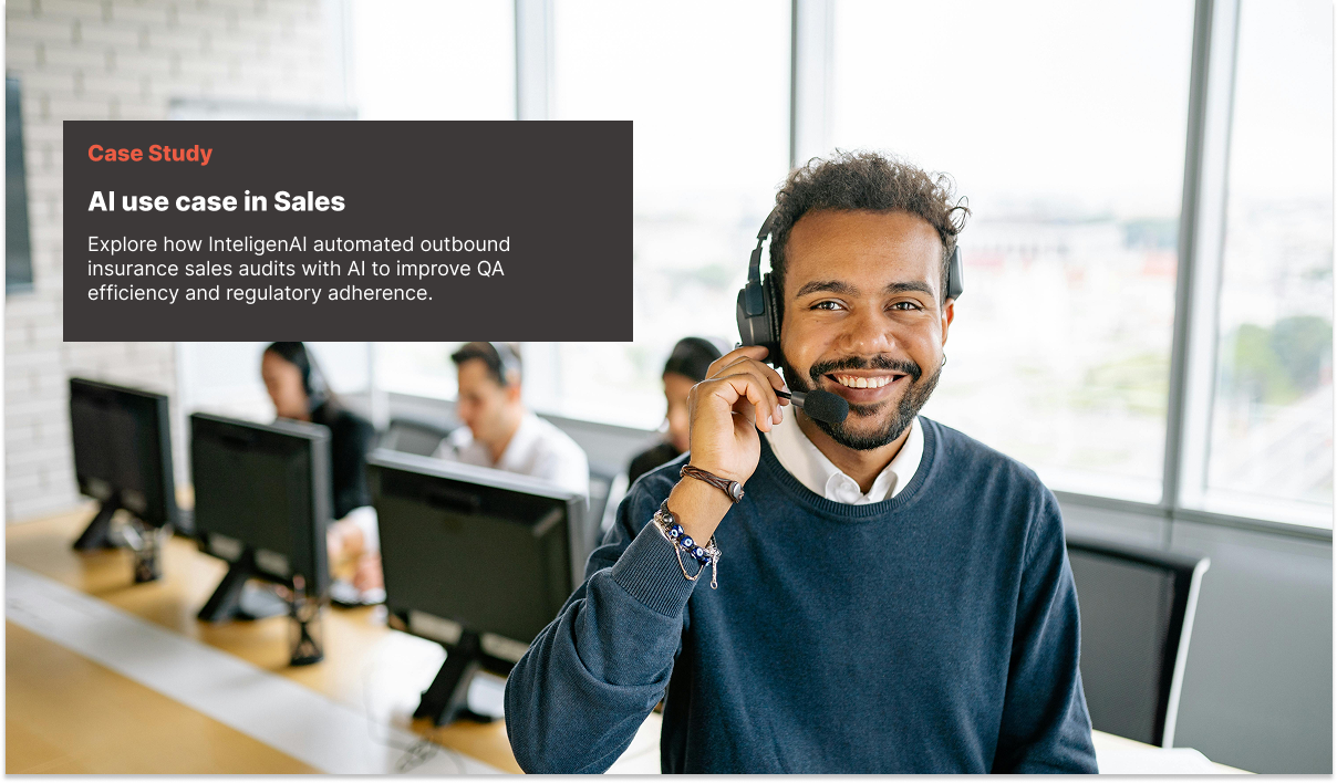 AI use case in Sales: Automating call audits and compliance for insurance sales