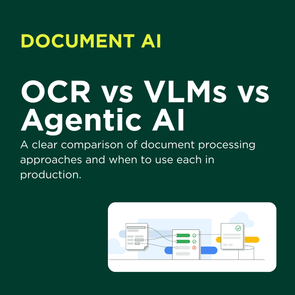 OCR vs VLMs vs Agentic AI